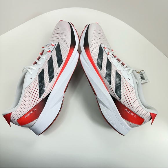 Men’s Adidas Adizero SL Running Shoes Jogging Training Sports White NWT IG5941 - Picture 7 of 9